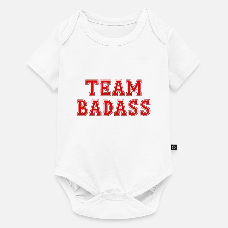 ÉQUIPE BADASS - Body à manches courtes Premium Bébé - blanc