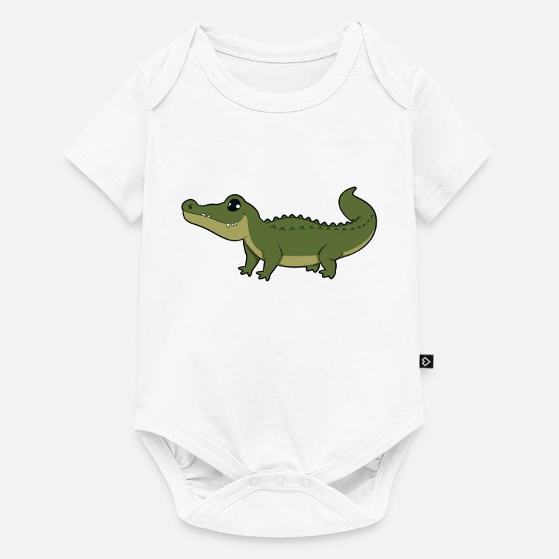 Alligator - Body à manches courtes Premium Bébé - blanc