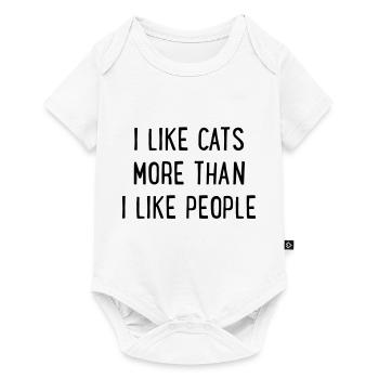 Feline - Baby Premium short-sleeve bodysuit - white - Front
