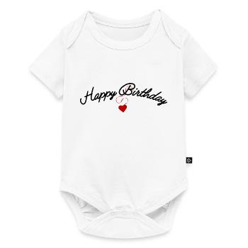 Bon anniversaire - Body à manches courtes Premium Bébé - blanc - Devant