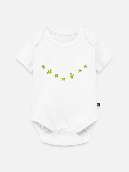 Birdies - Baby Premium Kurzarmbody - Weiß