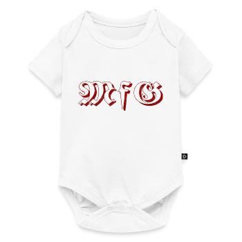 Mit freundlichen Grüßen - Baby Premium Kurzarmbody - Weiß - Vorne