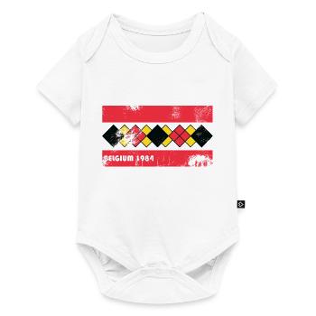 BELGIUM 19841 - Baby Premium short-sleeve bodysuit - white - Front