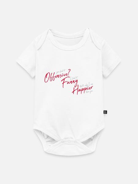 You find it offensive - Baby Premium Kurzarmbody - Weiß