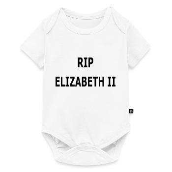 RIP ELISABETH II. - Baby Premium Kurzarmbody - Weiß - Vorne