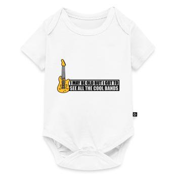 I may be old - Baby Premium Kurzarmbody - Weiß - Vorne