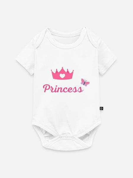 Princess - Baby Premium Kurzarmbody - Weiß