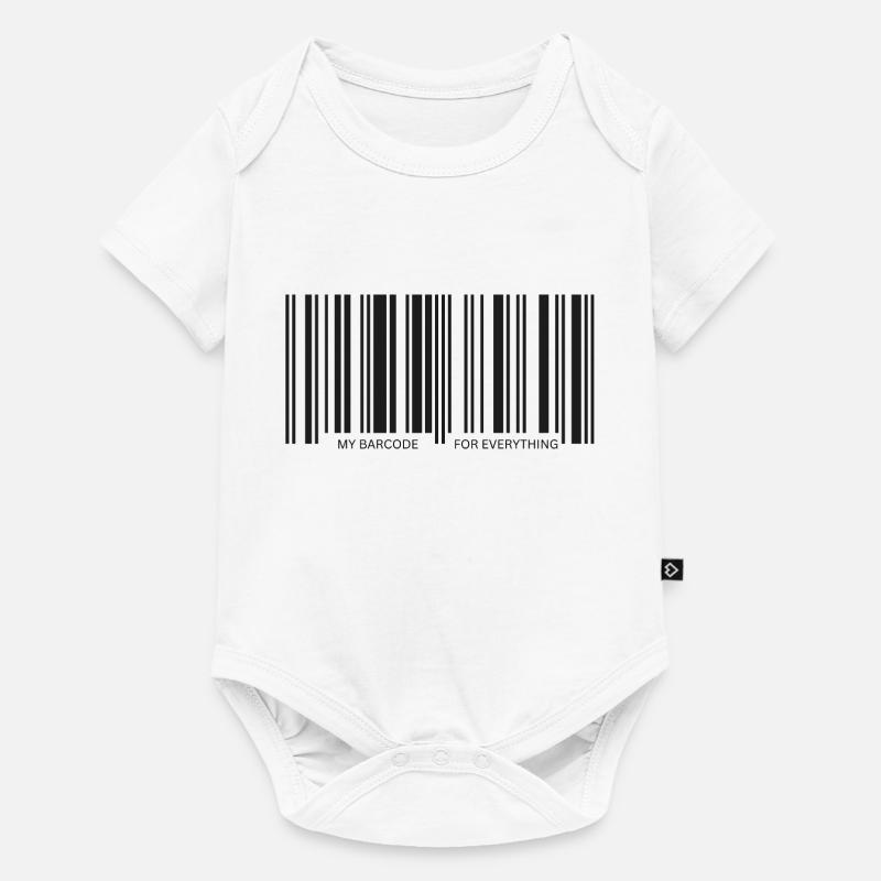 My barcode for everything - Baby Premium short-sleeve bodysuit - white