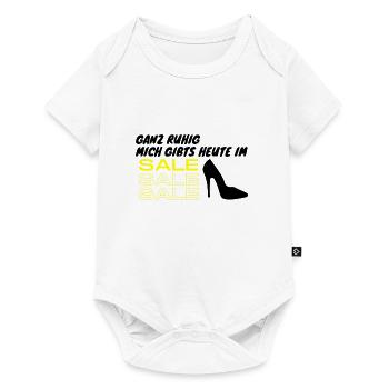 mich gibts heute im sale - Baby Premium Kurzarmbody - Weiß - Vorne