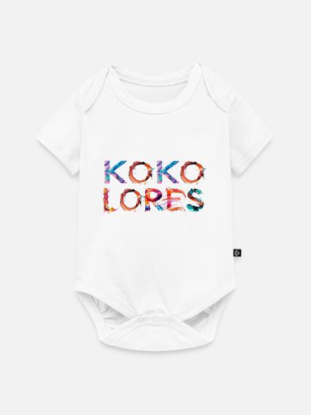 Kokolores – Buntes Statement für kreativen Unsinn - Baby Premium Kurzarmbody - Weiß