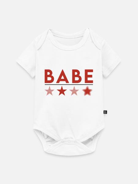 Baby - Baby Premium Kurzarmbody - Weiß