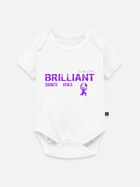 Brilliant since 1983 - Baby Premium Kurzarmbody - Weiß