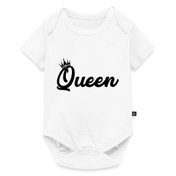 Queen - Baby Premium Kurzarmbody - Weiß - Vorne