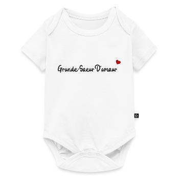 Grande-Soeur d'amour - Body à manches courtes Premium Bébé - blanc - Devant