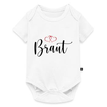 braut - Baby Premium Kurzarmbody - Weiß - Vorne