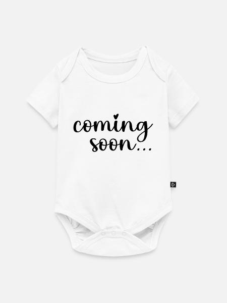 coming soon - Baby Premium Kurzarmbody - Weiß