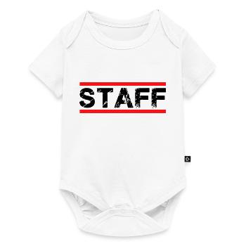 staff - Baby Premium Kurzarmbody - Weiß - Vorne