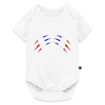 krallen frankreich 2 - Baby Premium Kurzarmbody - Weiß - Vorne