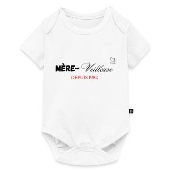 Mère veilleuse depuis 1982 - Body à manches courtes Premium Bébé - blanc - Devant