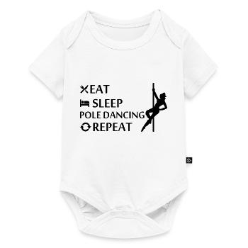 Danse Musique de danse - Body à manches courtes Premium Bébé - blanc - Devant