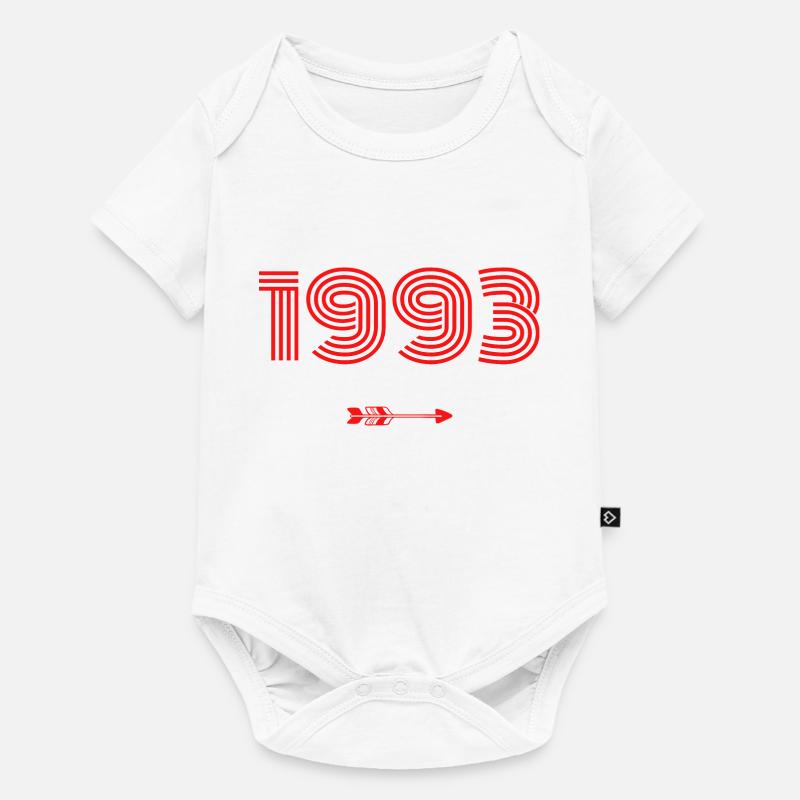 Né en 1993 - Body à manches courtes Premium Bébé - blanc