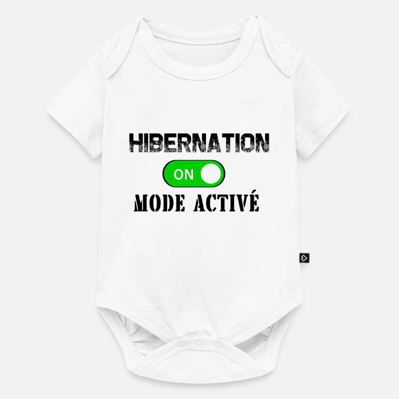 hibernation mode activé - Body à manches courtes Premium Bébé - blanc