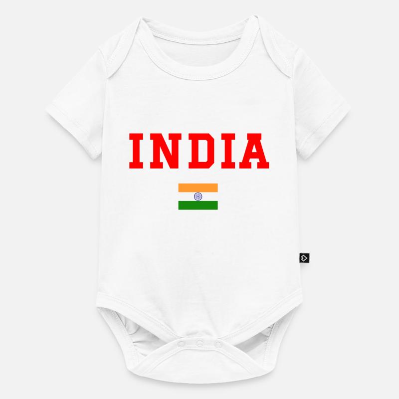 Inde - Body à manches courtes Premium Bébé - blanc