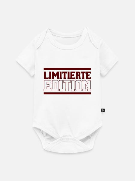 Limitierte Edition - Baby Premium Kurzarmbody - Weiß
