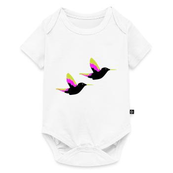 Hummingbird Birds - Baby Premium short-sleeve bodysuit - white - Front