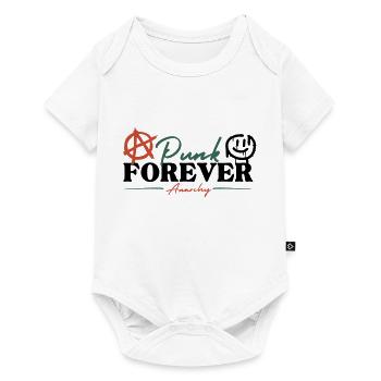 Punk Forever - Anarchie - Body à manches courtes Premium Bébé - blanc - Devant