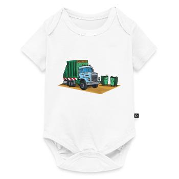 Garbage Truck Love Garbage Collection Child Boy I Gift - Baby Premium short-sleeve bodysuit - white - Front