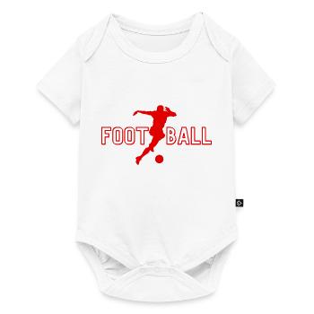 Football - football gift idea - Baby Premium short-sleeve bodysuit - white - Front