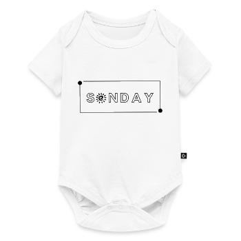Sonday and lovelyday - Baby Premium Kurzarmbody - Weiß - Vorne