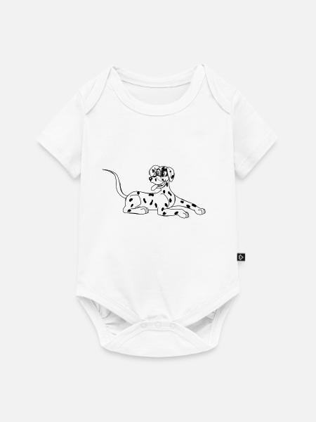 Dalmatiner - Baby Premium Kurzarmbody - Weiß
