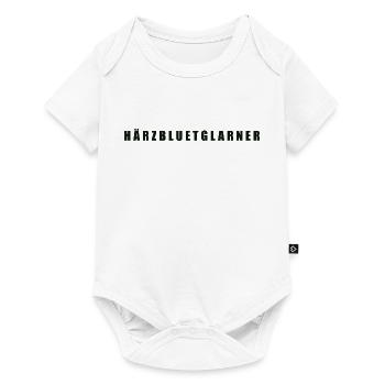 Härzbluetglarner Kanton Glarus - Baby Premium Kurzarmbody - Weiß - Vorne