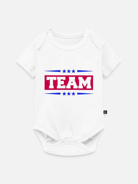 team - Baby Premium Kurzarmbody - Weiß