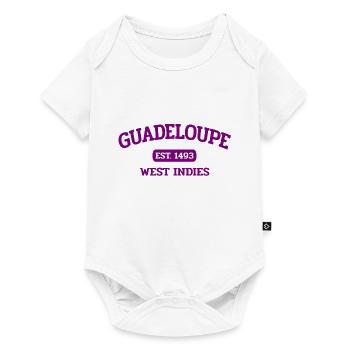 Guadeloupe - Point-á-Pitre - Karibik - West Indies - Baby Premium Kurzarmbody - Weiß - Vorne
