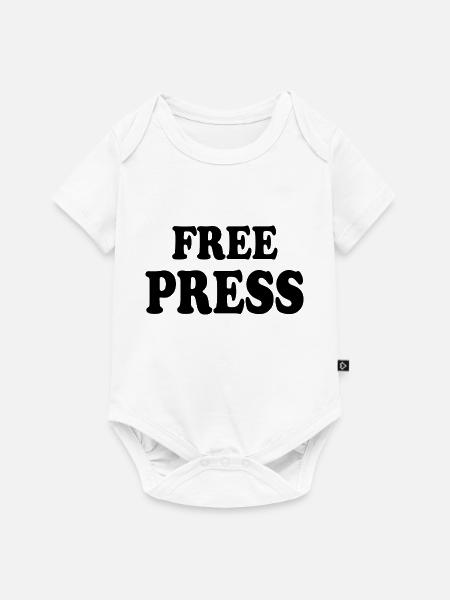 Free press - Baby Premium Kurzarmbody - Weiß
