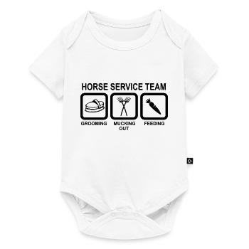 Grooms - Baby Premium short-sleeve bodysuit - white - Front