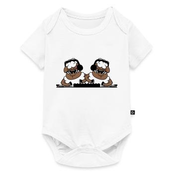 2 Cool DJ Sheep Sheep Mixer Party Music - Baby Premium short-sleeve bodysuit - white - Front
