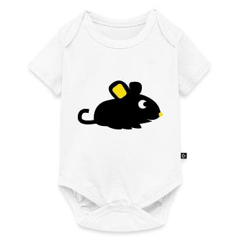 Cute Mouse - Baby Premium short-sleeve bodysuit - white - Front