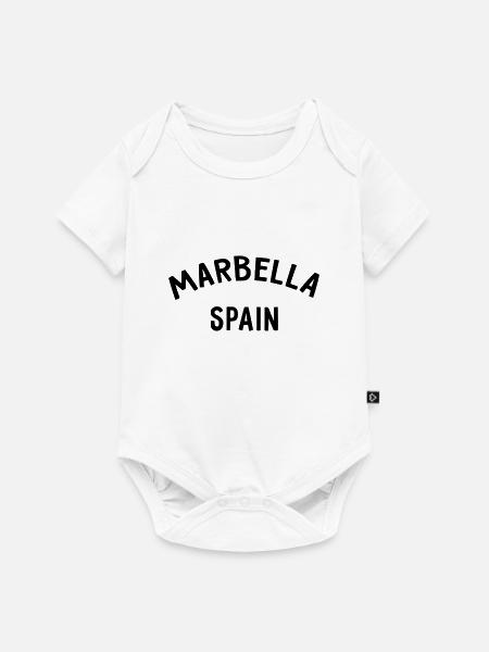 Marbella Spain Spanien Espana - Baby Premium Kurzarmbody - Weiß