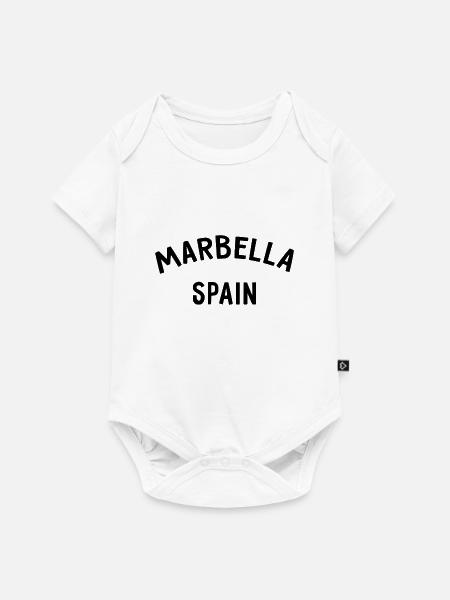 Marbella Spain Spanien Espana - Baby Premium Kurzarmbody - Weiß