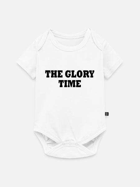 The glory time - Baby Premium Kurzarmbody - Weiß