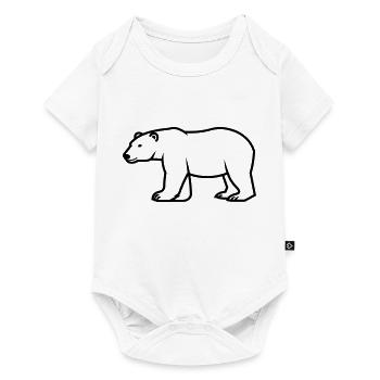 Polar bear - Baby Premium short-sleeve bodysuit - white - Front