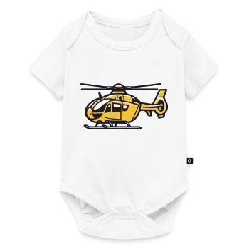 Rescue helicopter - Baby Premium short-sleeve bodysuit - white - Front