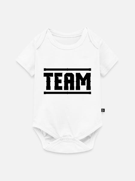 team - Baby Premium Kurzarmbody - Weiß