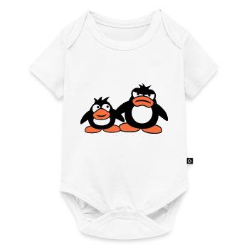 Penguin Two Friends 2 Team Big Brother Angry - Baby Premium short-sleeve bodysuit - white - Front