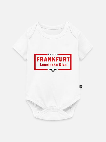 Frankfurt: Schlappekicker - Baby Premium Kurzarmbody - Weiß