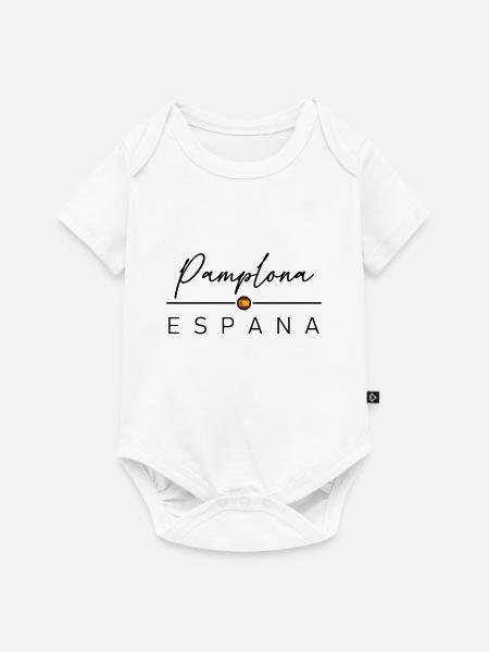 Spain - Pamplona - Spanien - Espana - Baby Premium Kurzarmbody - Weiß